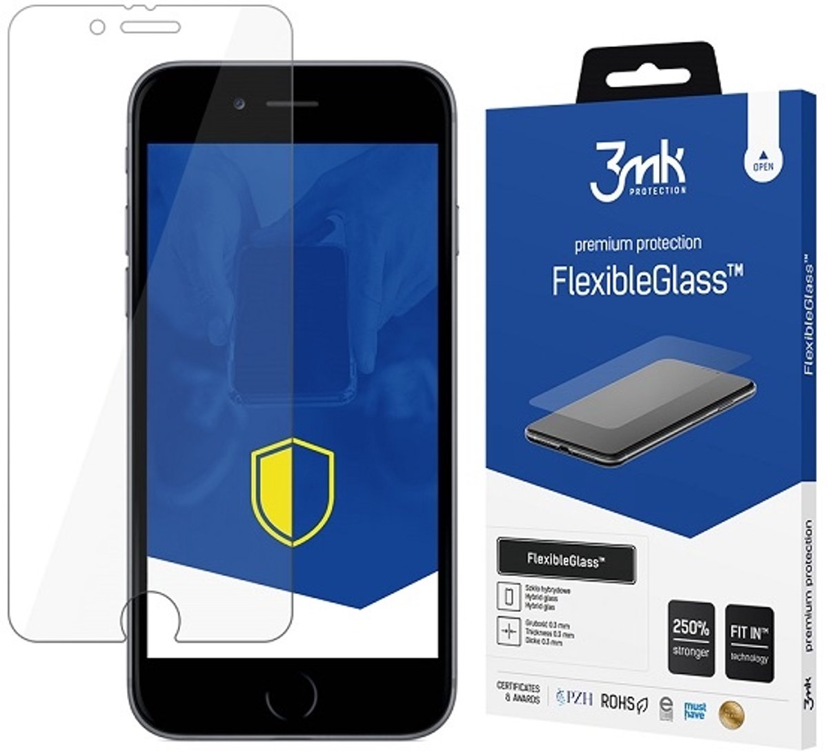 3Mk Flexibele Glas Voor Huawei Y6P Beschermglas Met Krasbestendigheid