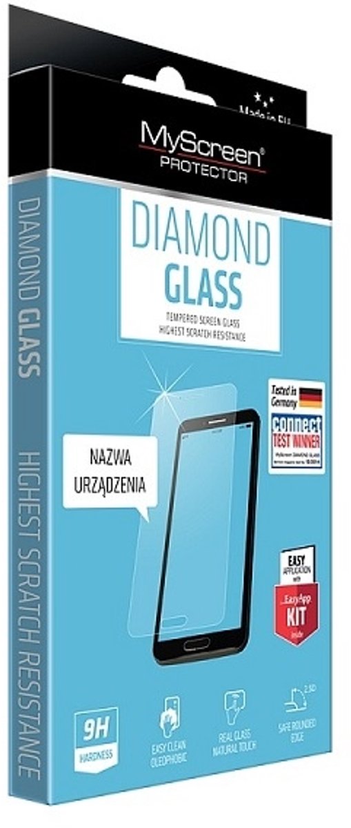 MyScreen Protector MS Diamond Glass - Beschermend Gehard Glas - Voor Samsung Galaxy Tab S6 Lite - 10,4" - Hoge Kwaliteit