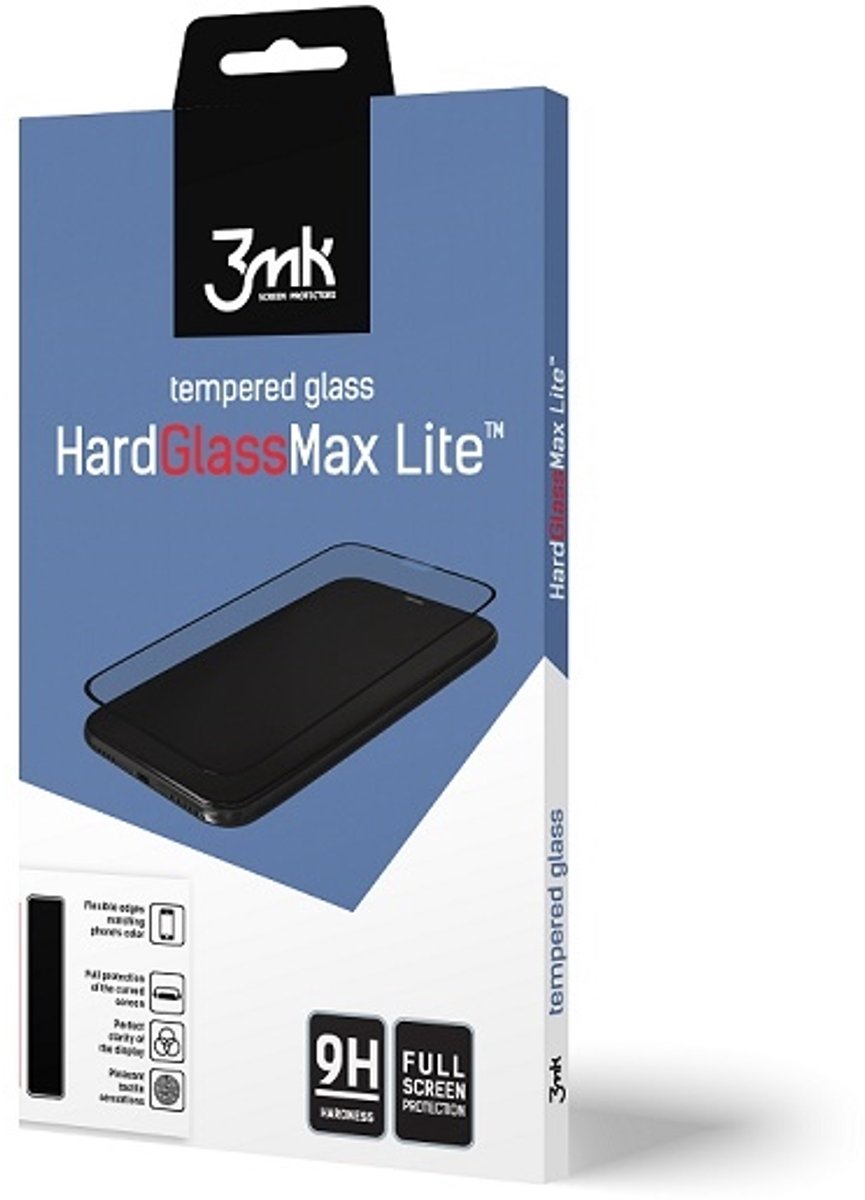 3Mk Hardglass Max Lite Voor Motorola P30 Gehard Glas Volledige Schermbescherming