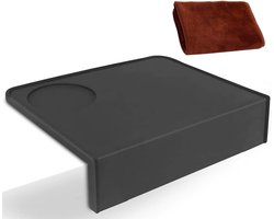 Professionele Espresso Tamper Mat van Voedselveilige Silicone, 20 x 15 cm, Ideaal voor Koffie Accessoires, Waterdicht en Warmtebestendig