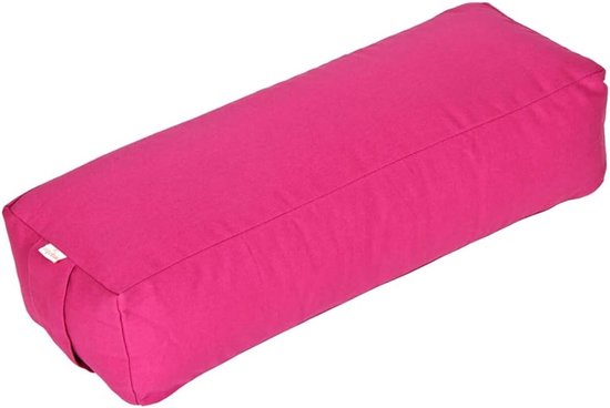 Yoga Bolster Rechthoekig - Yogakussen Groot - Restoratieve Yoga - Biologisch Spelt Vulling - 60 x 20 x 14 cm van Anita — afbeelding 2