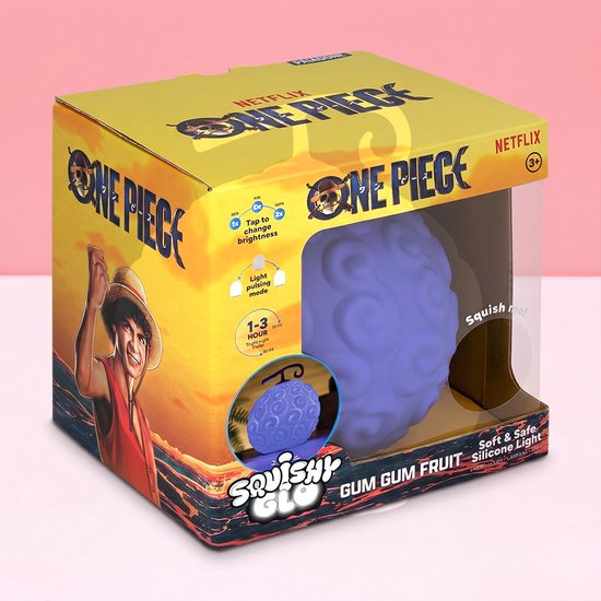 One Piece Gum Gum Fruit siliconen lampje van Paladone van one — afbeelding 2