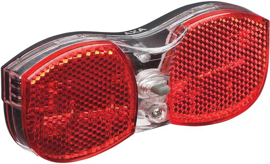 AXA City Rear Achterlicht - LED Fietsverlichting - Batterij - 500 m Zichtbaarheid - 50/80 mm Montage - Geïntegreerde Reflector - Rood van AXA — afbeelding 5