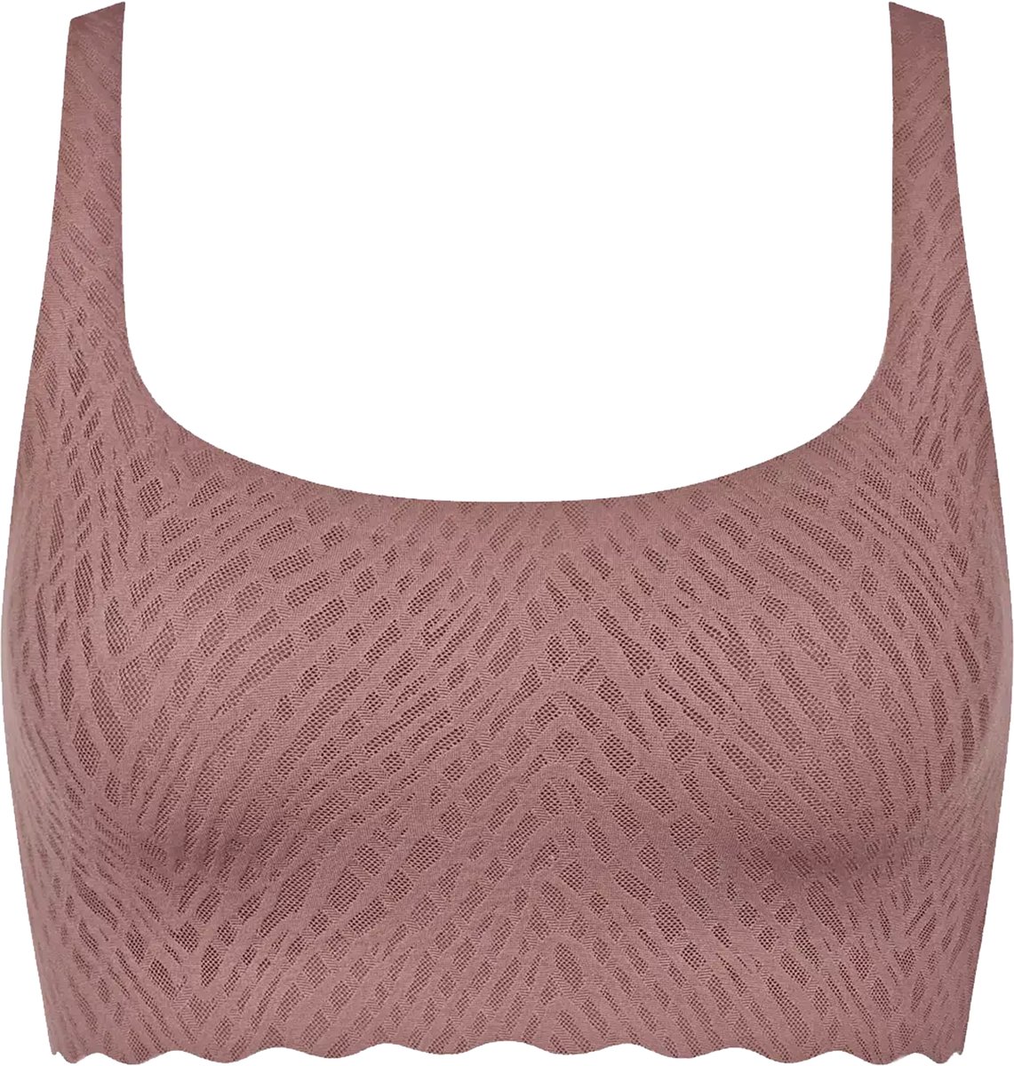 Sloggi Women ZERO Feel Bliss Top - bralette - donkerbruin