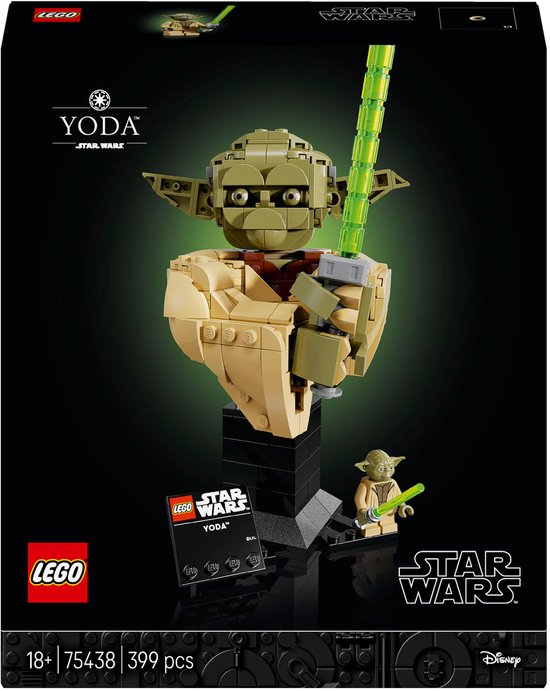 LEGO Star Wars Yoda Buste Bouwpakket voor Volwassenen - 75438