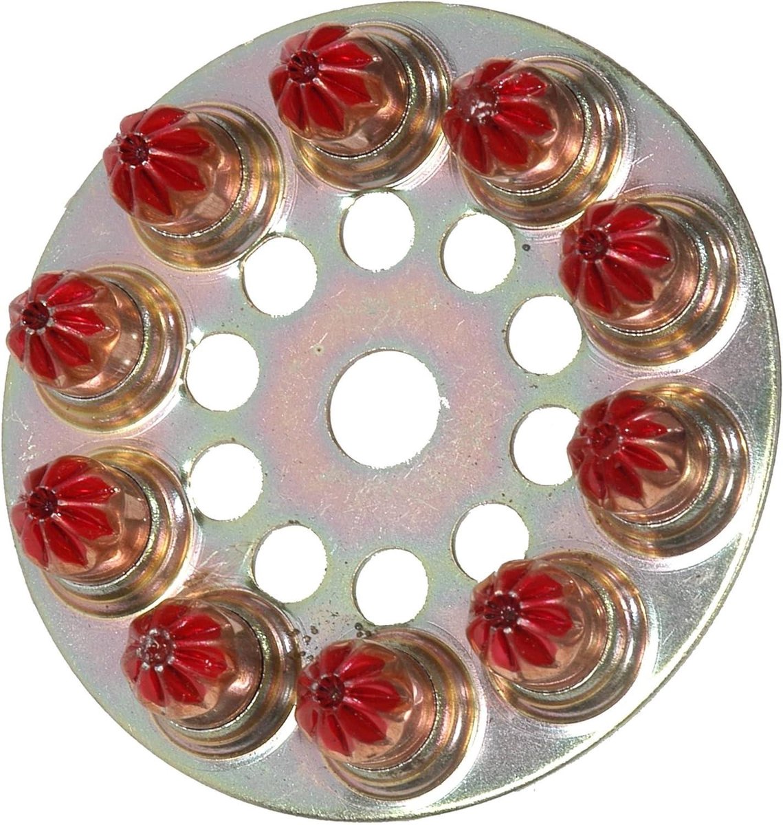 Schijven Box - Bevestigingsschijven - Bevestigen van materialen - Hoge sterkte - 100 stuks - Rood