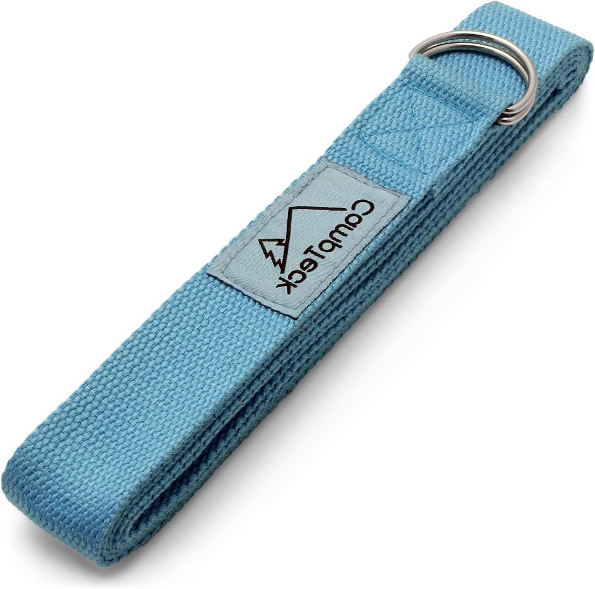 Yoga Riem - Stretchband Pilates - Houding Verbeteren - Verstelbare D-ring - 243 cm - Blauw