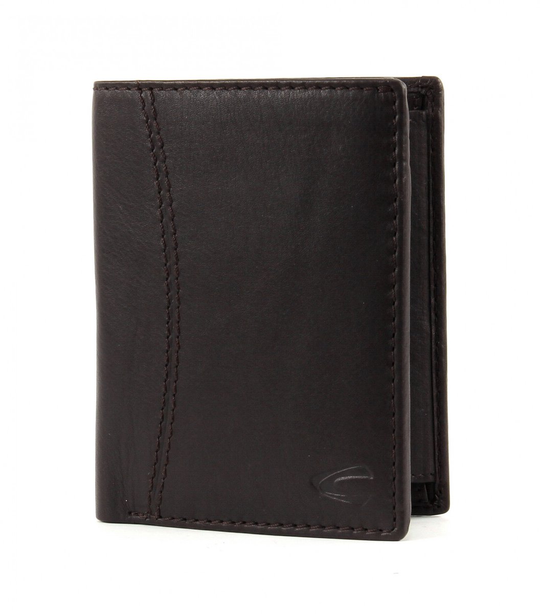 camel active Leren portemonnee Cordoba Wallet Dark Brown donkerbruin