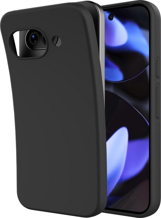 Just in case Soft Design Google Pixel 9a Back Cover Zwart