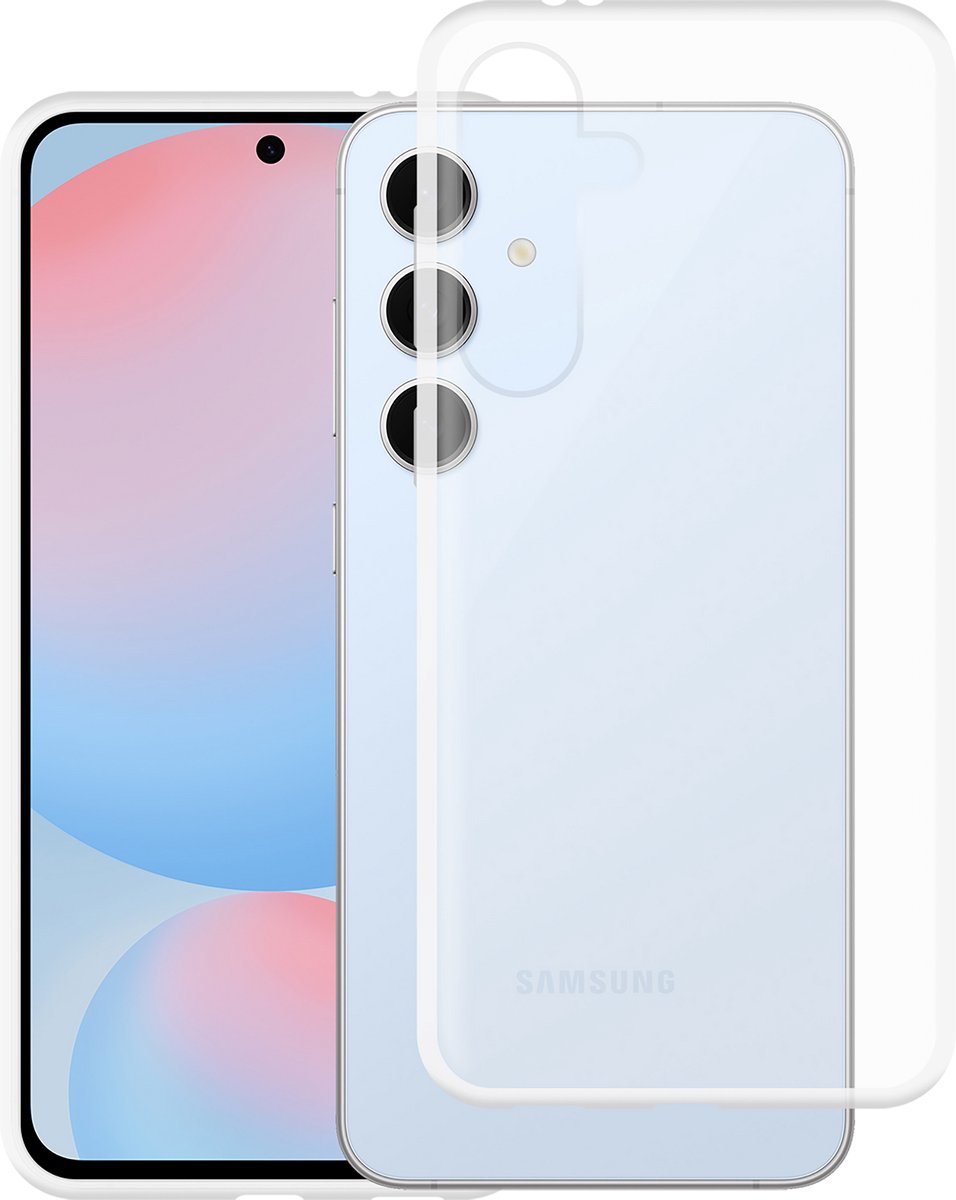 Just in Case Soft Design Samsung Galaxy S24 FE Back Cover Transparant