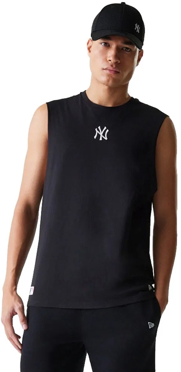 New Era Mlb Midi New York Yankees Mouwloos T-shirt XL Man Zwart