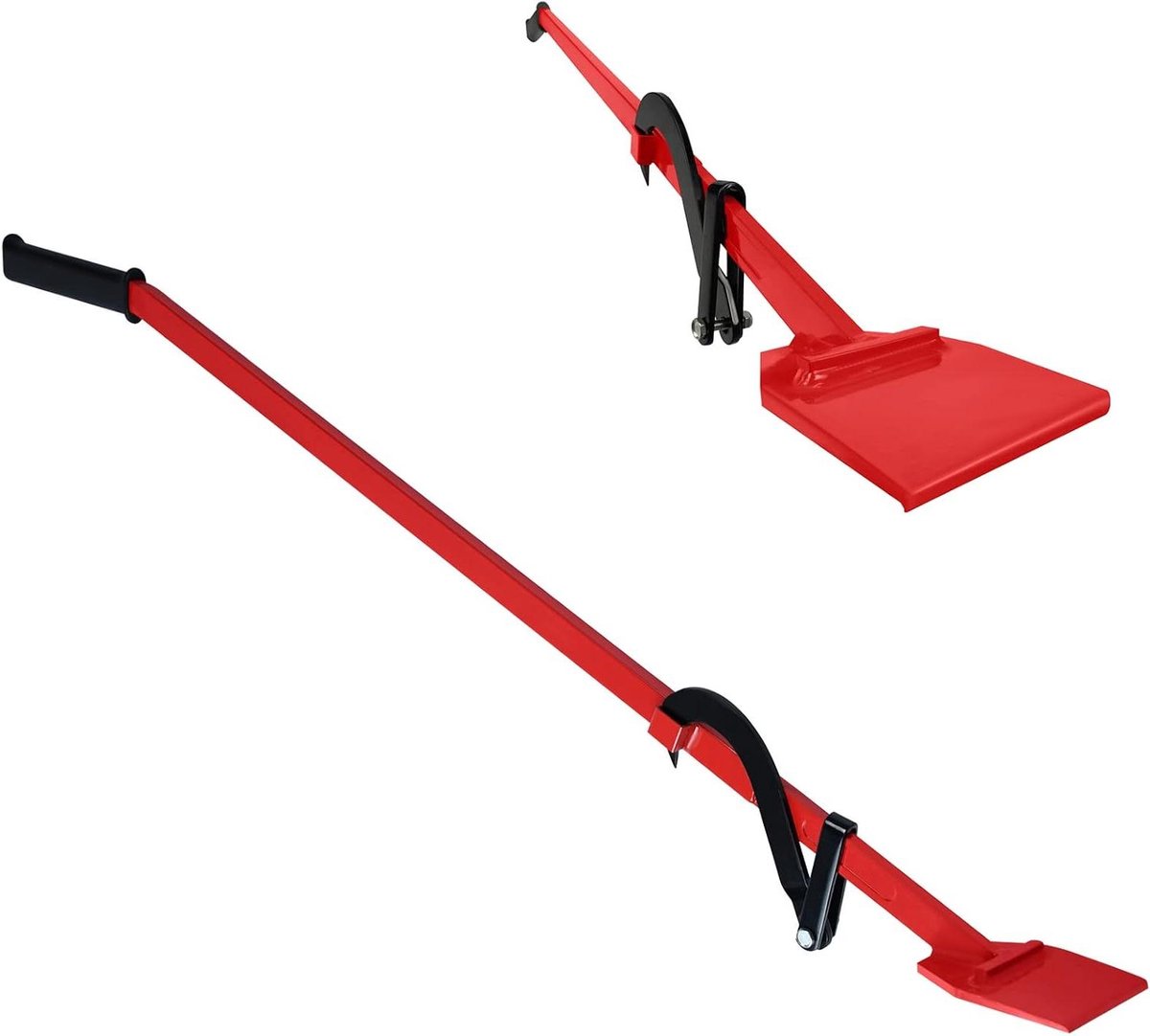 Vallifter Boomstammen - Stamlifter Hefboom - Veilig Bomen Vellen - Gesmede Omkeerbare Haak - 130 cm - Rood