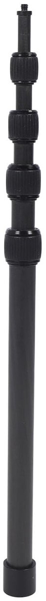 Allecto - Onzichtbare Selfiestick - 155 Cm Monopod - Verlengstang Statiefverlenging - Ideaal voor Actiecamera's - Lichtgewicht en Duurzaam - Geschi...