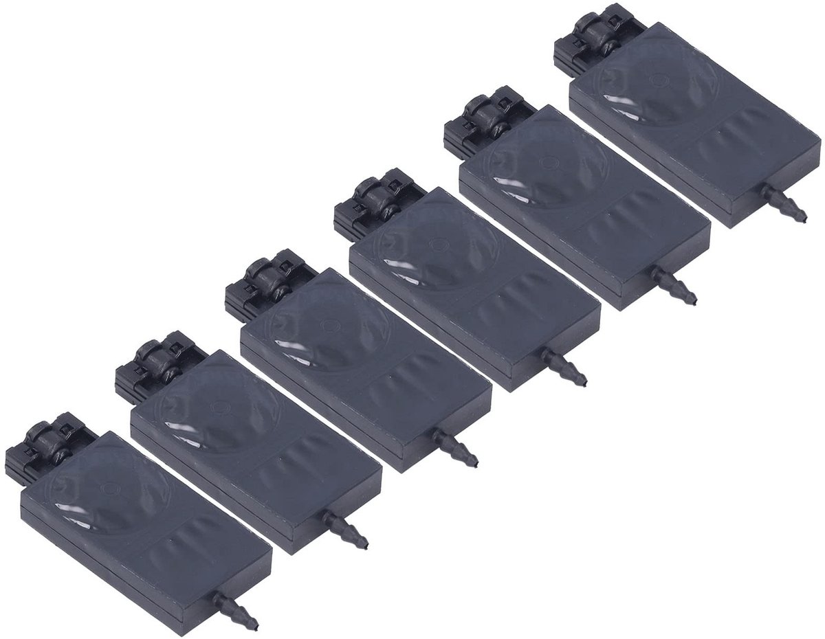 Allecto - Inktdemper - UV Printer - Bescherming Printkop - Zwart - Oplosmiddel - Verhoogde Capaciteit - Geschikt voor XP600 - PP Materiaal