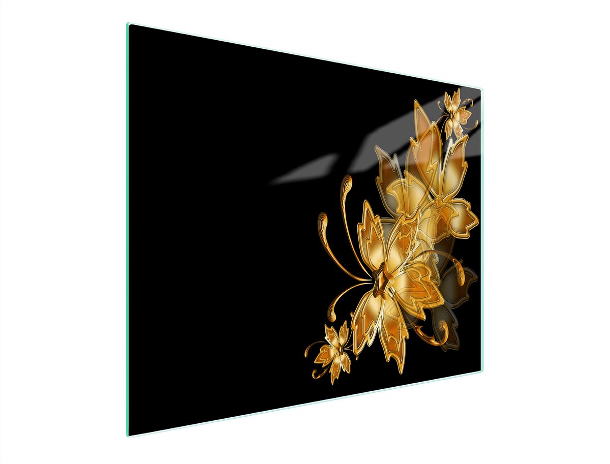TMK ArtDeko - Snijplank - 52x30 cm - Goud - Gehard Glas