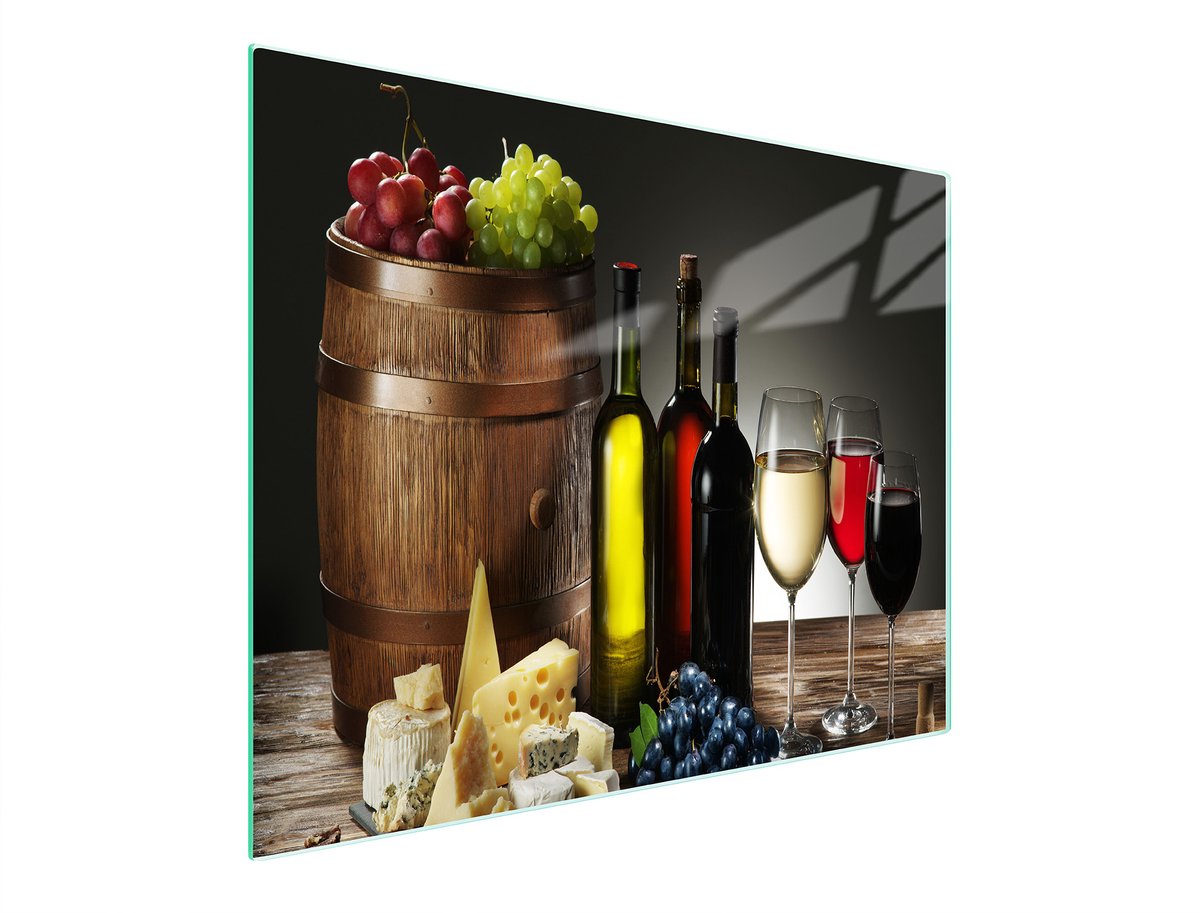 TMK ArtDeko Serie - Glazen Snijplank - 52x30 cm - Hittebestendig - UV-Print