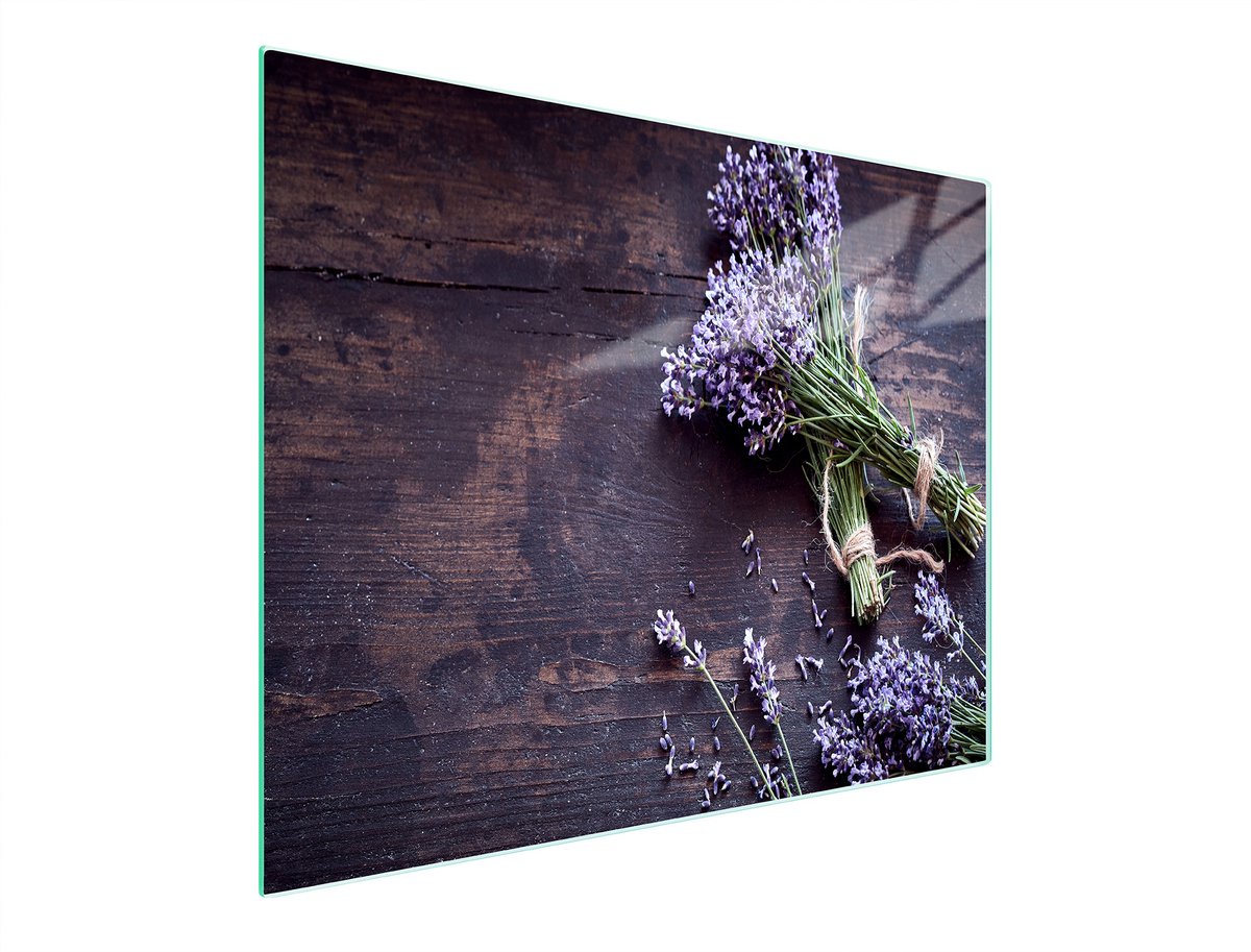 TMK ArtDeko Serie - Snijplank - 52x30cm - Gelaagd Glas - Lawenda
