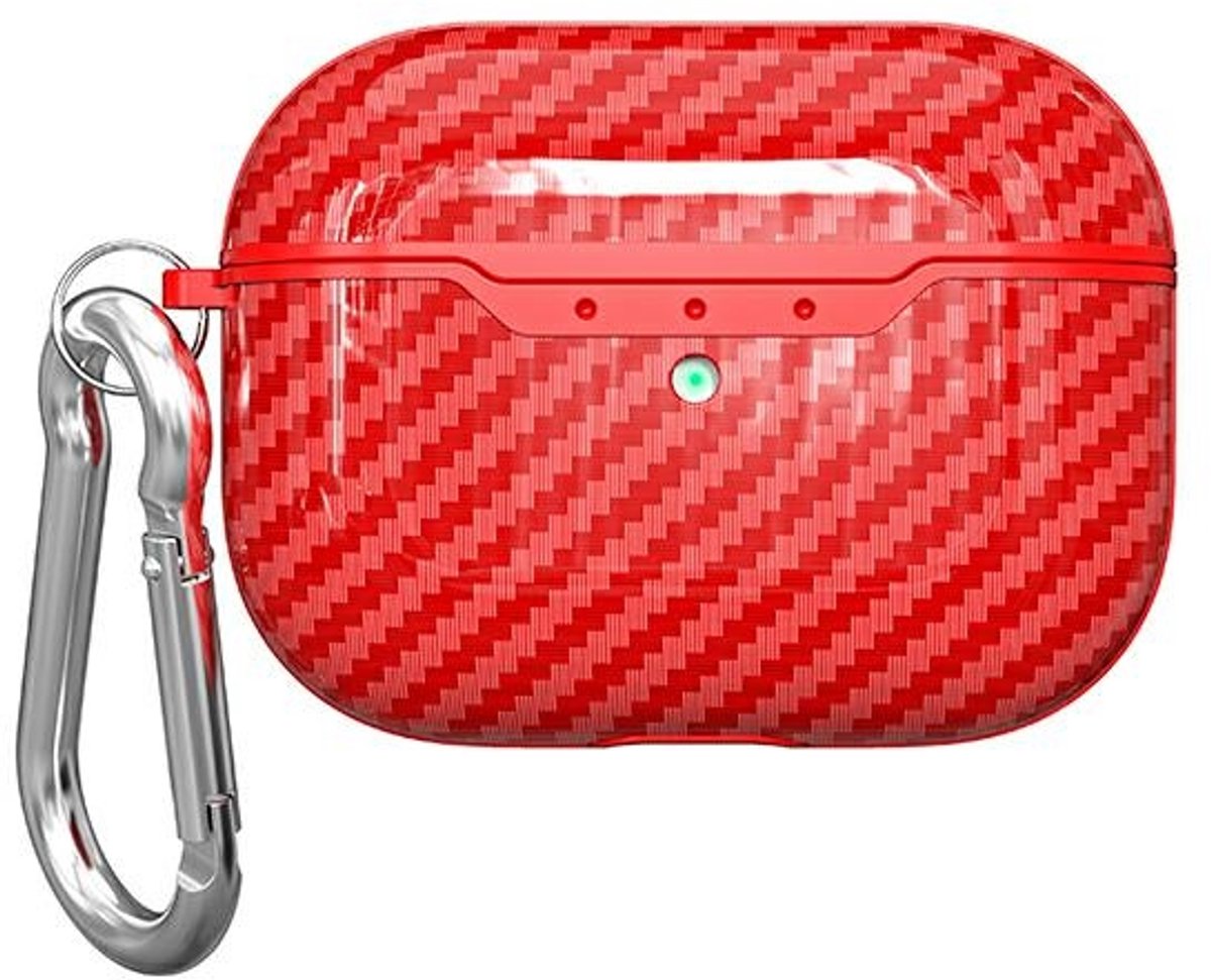 Beline AirPods Carbon Cover Air Pods 3 rood/ed