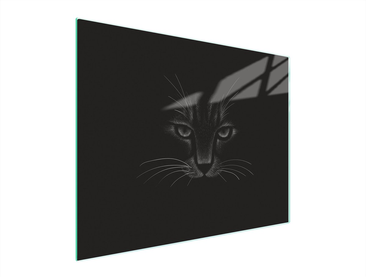 TMK ArtDeko - Snijplank - 52x40 cm - Geharde Glazen Plaat - Anti-slip