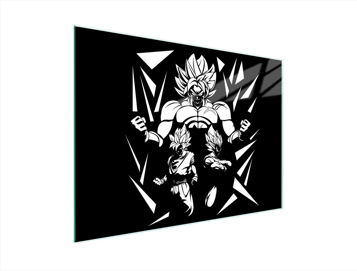 TMK ArtDeko 40x30 Serie - Glazen Snijplank - 40x30 cm - UV-print - Antislip Silicone