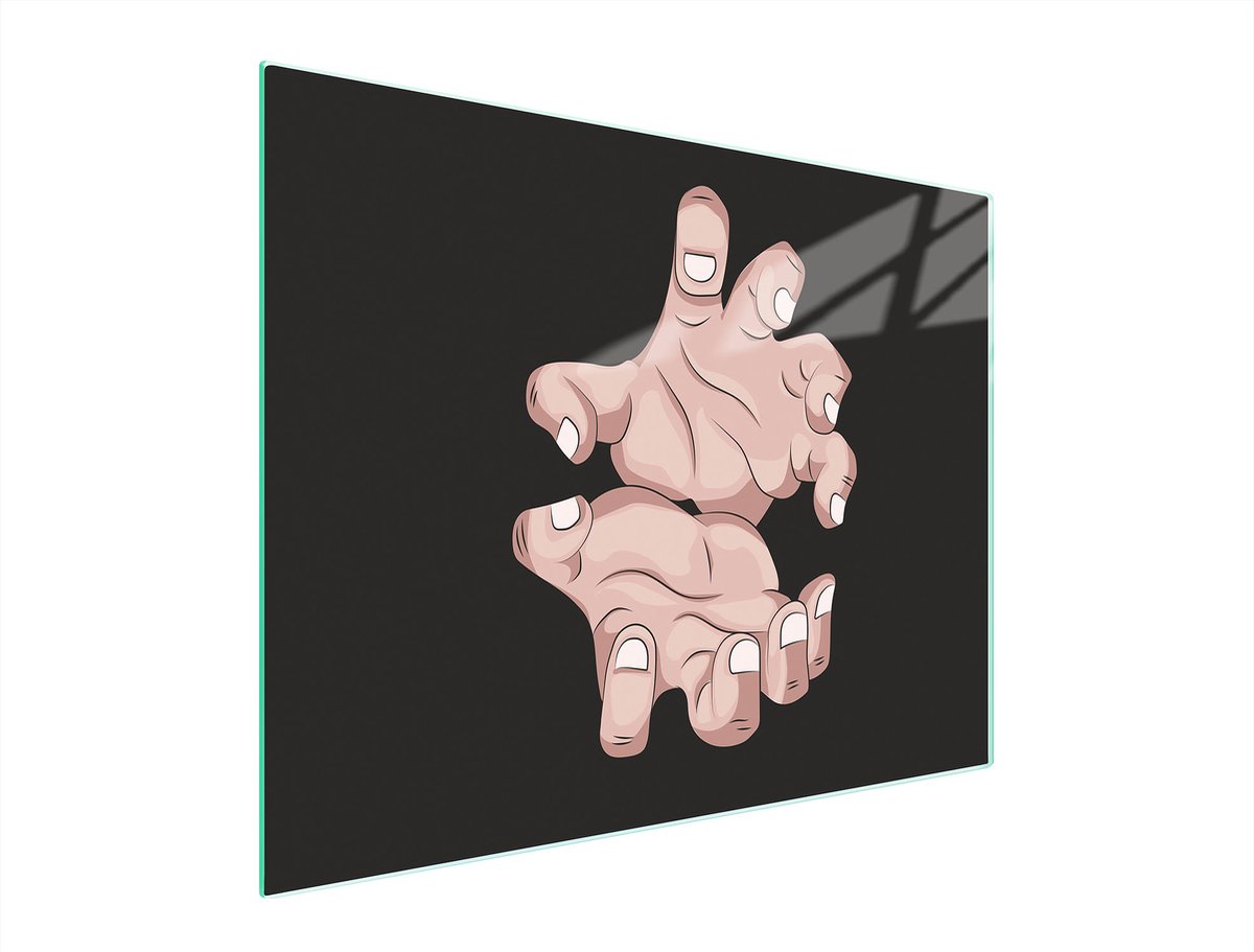 TMK ArtDeko Serie - Snijplank van gehard glas - 52x40 cm - UV-druk - Antislip