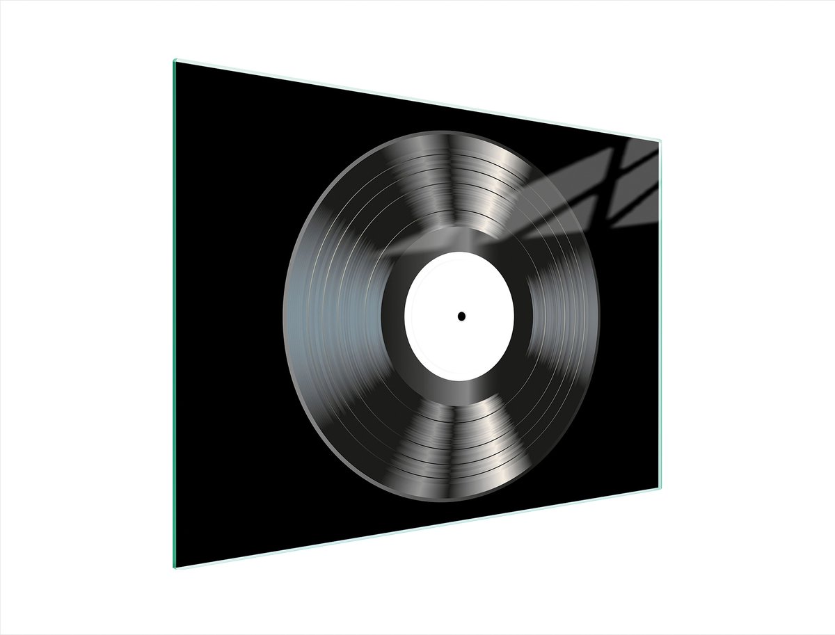 TMK ArtDeko - Snijplank van glas - 40x30 cm - Vinylpatroon - Veiligheidsglas