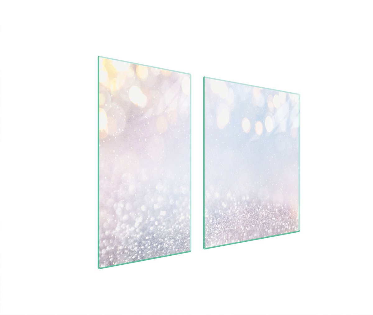 TMK ArtDeko - Snijplank - Glas - 90x52 cm - Hartvormig