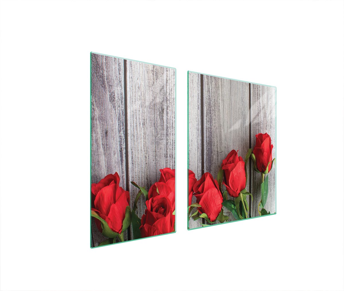 TMK ArtDeko - Snijplank - Rozen - 90x52 cm - Geharde Glas