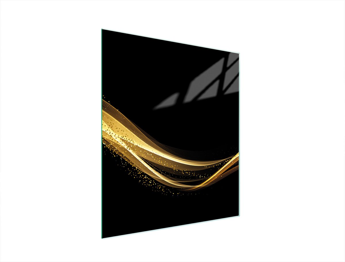 TMK ArtDeko - Snijplank - 45x52 cm - Glas - Zwart