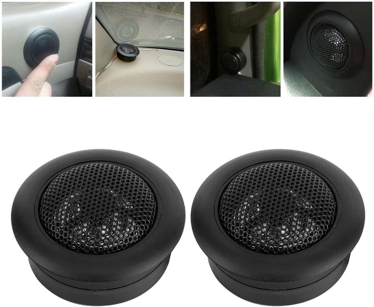aladdien - Autoluidsprekers - Tweeter - Hoge geluidskwaliteit - Universeel - Geluidsversterking - 200 W - Geschikt voor auto - Compacte vorm