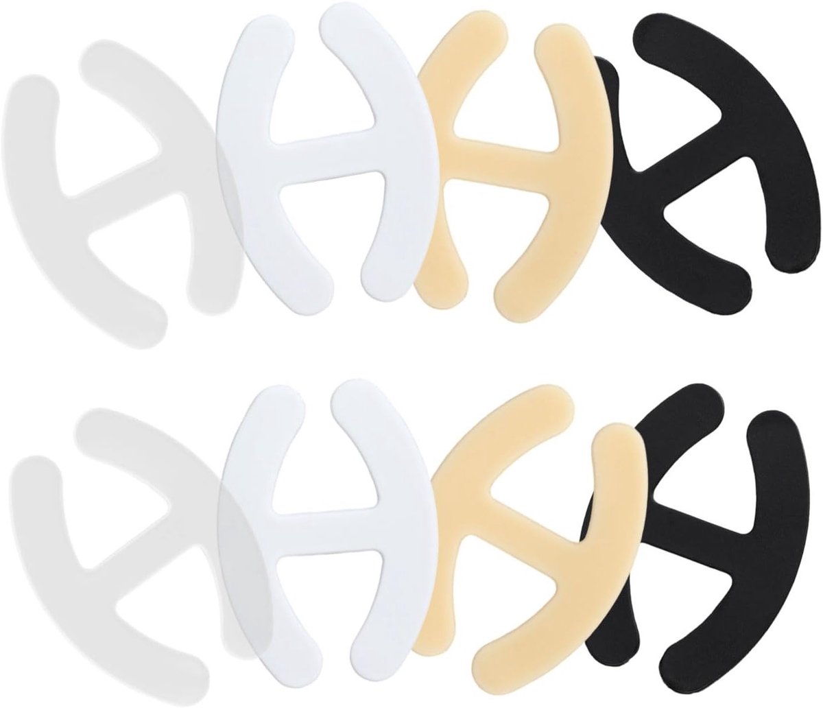 8 Stuks Bra Strap Clips voor Racerback, Antislip Beugelhouders en Converter Clips voor Dames en Meisjes Jurken