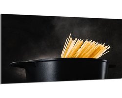 TMK ArtDeko Serie - Kookplaat Achterwand - Glas - 90x52 cm - Makaron