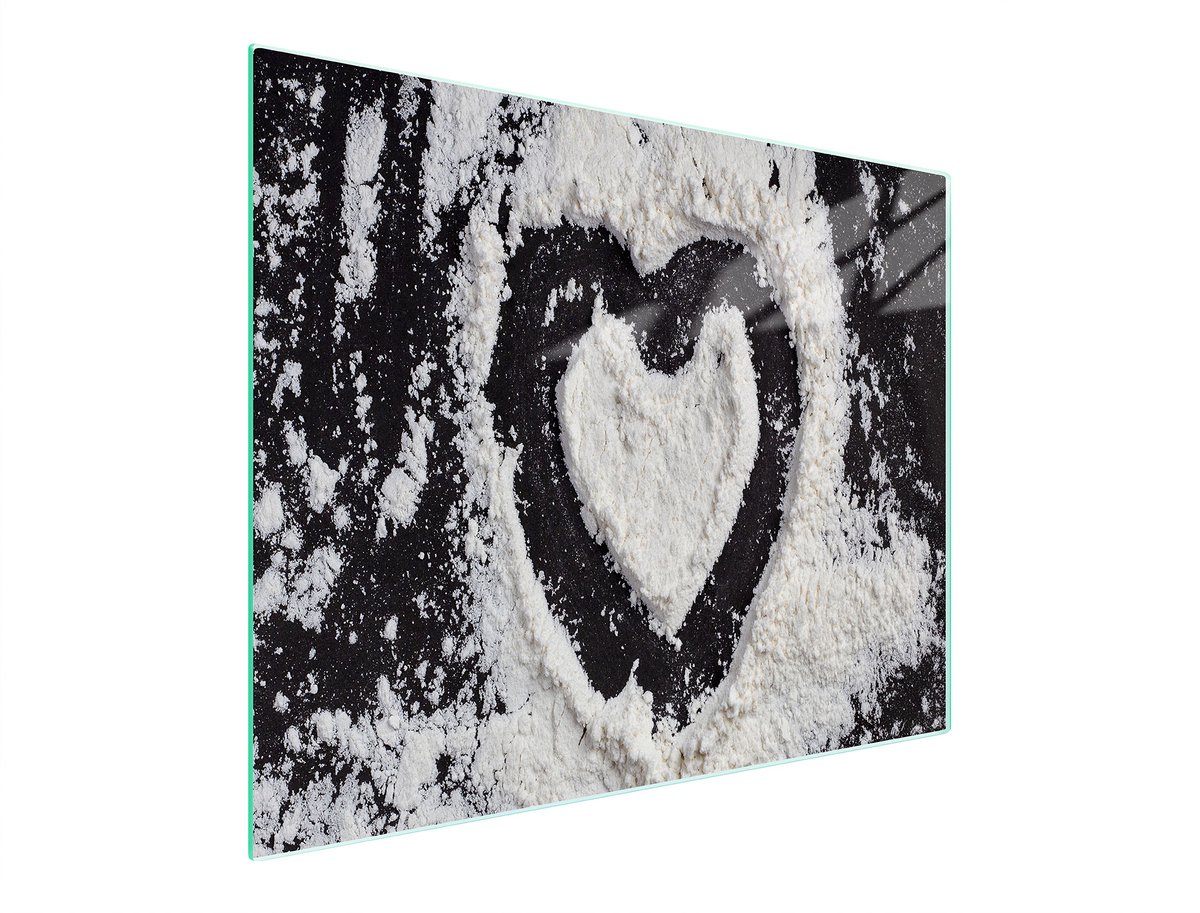 TMK ArtDeko - Snijplank - Glas - 52x30 cm - Hartvormig