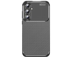 Beline Carbon Armor Serie - Samsung Galaxy A55 5G Hoesje - Zwarte Kleuren - Ultieme Bescherming
