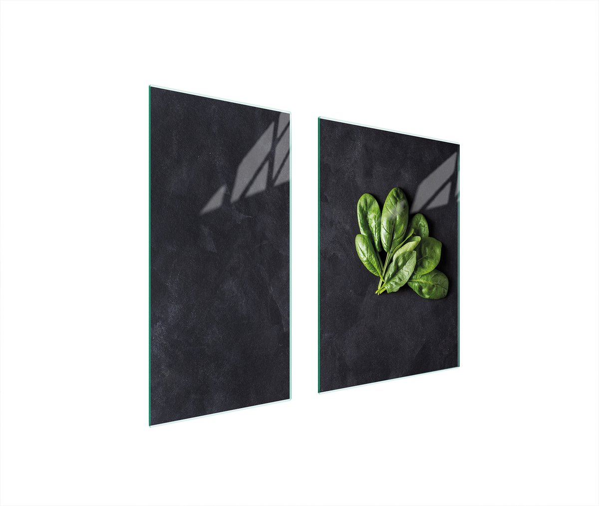 TMK ArtDeko Serie - Snijplank - 75x52 cm - Glas - Basilicum