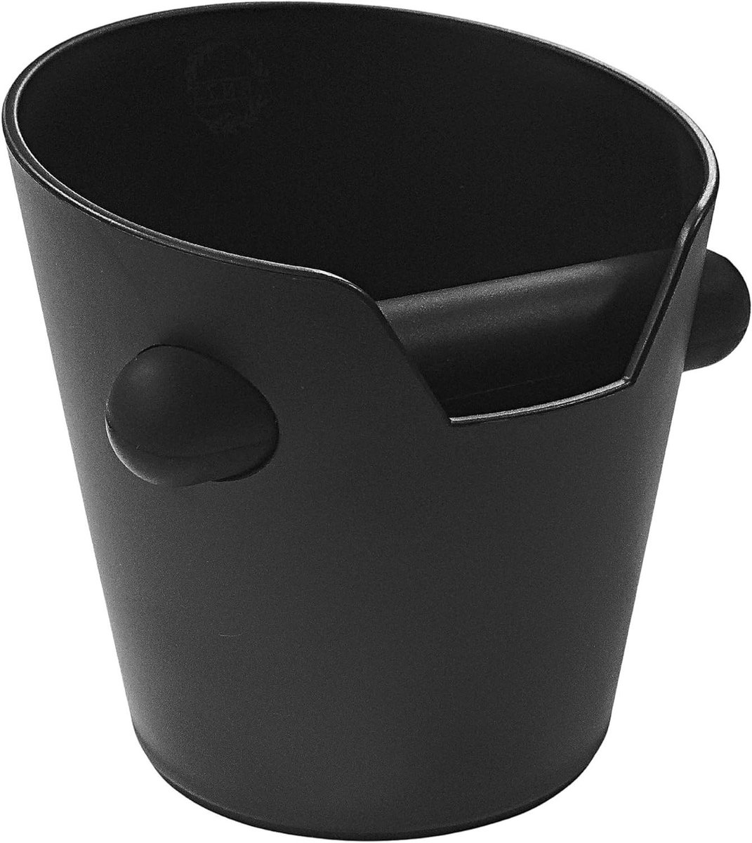Koffie Knock Box Espresso Puck Container Koffiedik Verwijderen Schokabsorberend Ontwerp 15 cm Hoog Zwart