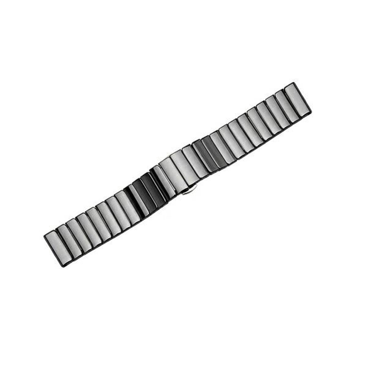 Beline - Horlogebandje - Zwart - 20mm - Solide