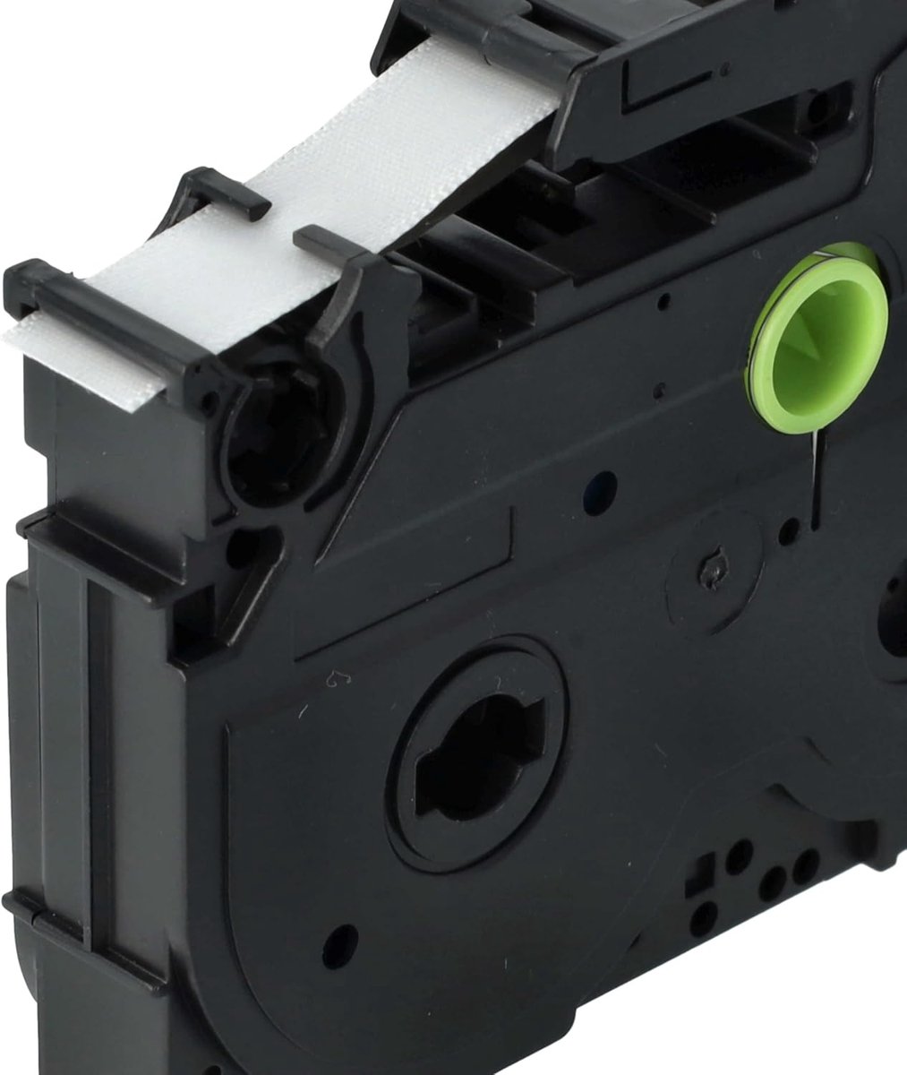 vhbw Label Tape Compatible with Brother PT 1650 1700 1300 1400 1500pcs 1600 1760 1750 Label Printer 12mm Black on White thumbnail 2