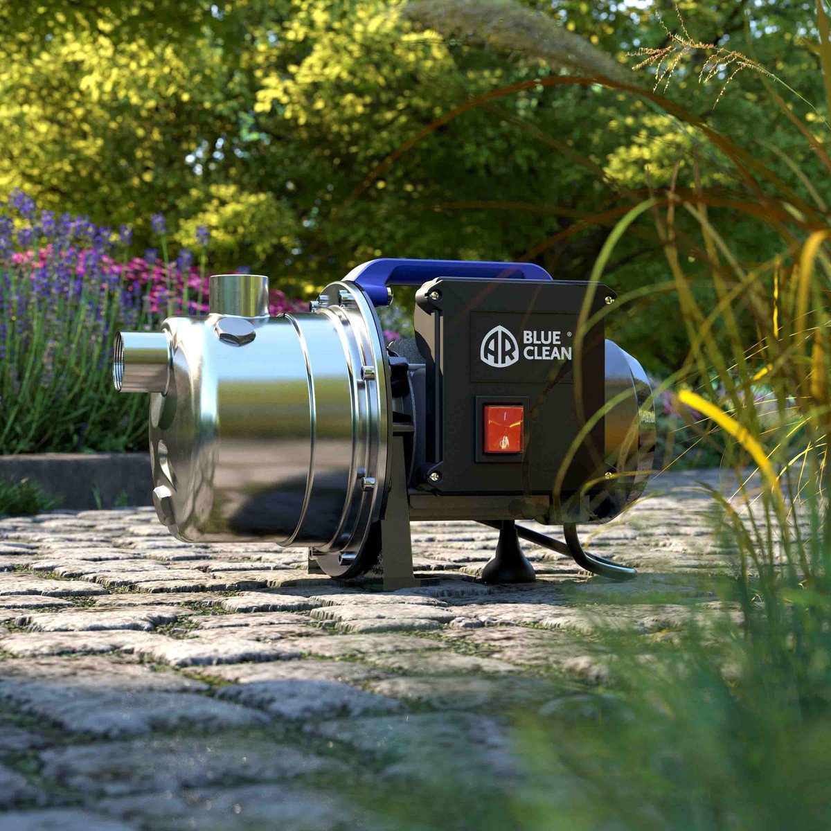 Annovi Reverberi ARGP 800GP800X Beregeningspomp / Waterpomp 800W - 3500l/h - RVS Pomphuis - Zelfaanzuigend Tuinpomp - Aanzuigpomp - Voor besproeien van tuin / gazon thumbnail 6