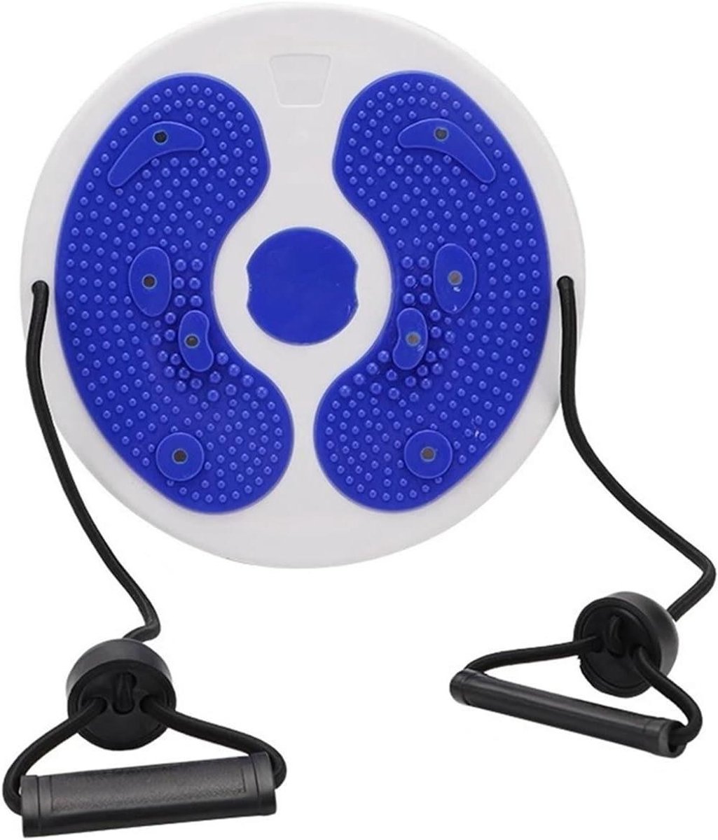 Taille Schijf - Draai Machine - Thuis Sport - Magnetische Weerstand - One Size - Blauw