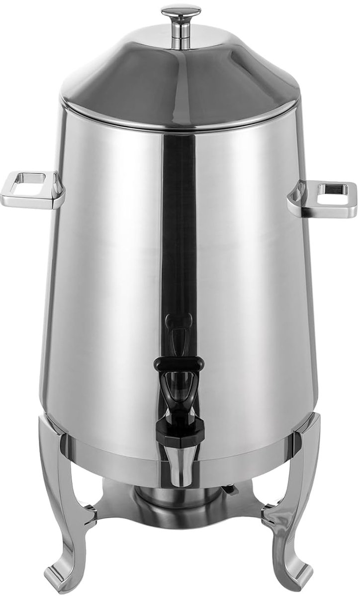 Heetwaterdispenser - Drankdispenser warmhoud - Dranken serveren - Met kraan - 13 liter - Zilver