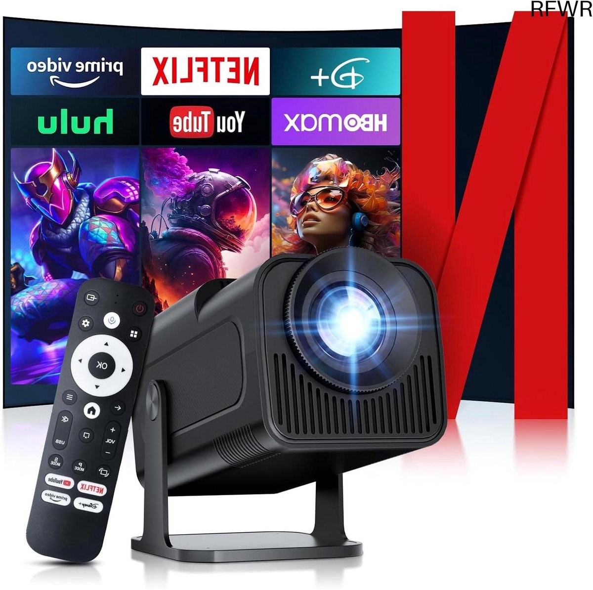 Projector - Beamer Beeld - Film Avond - Compact Formaat - Full HD - Zwart