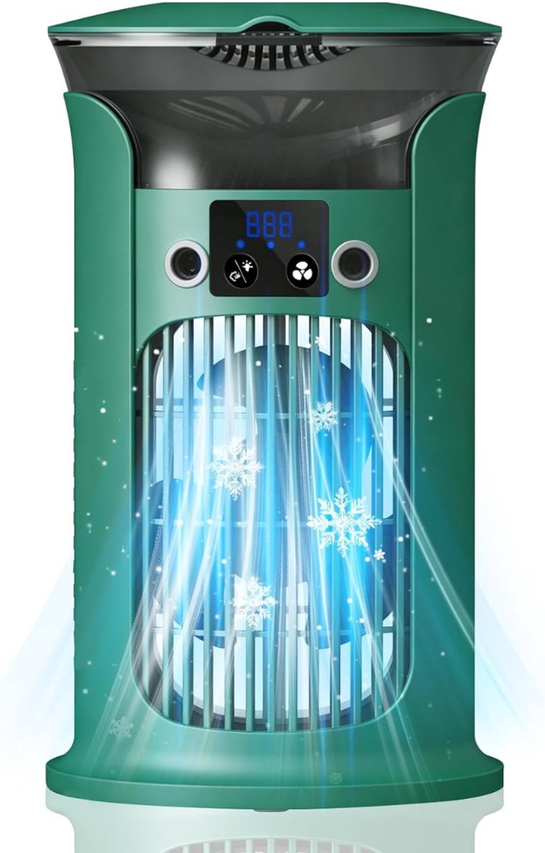 MKSS® Mobiele Airco Zonder Afvoerslang - Aircooler voor Slaapkamer - Draagbare Ventilator