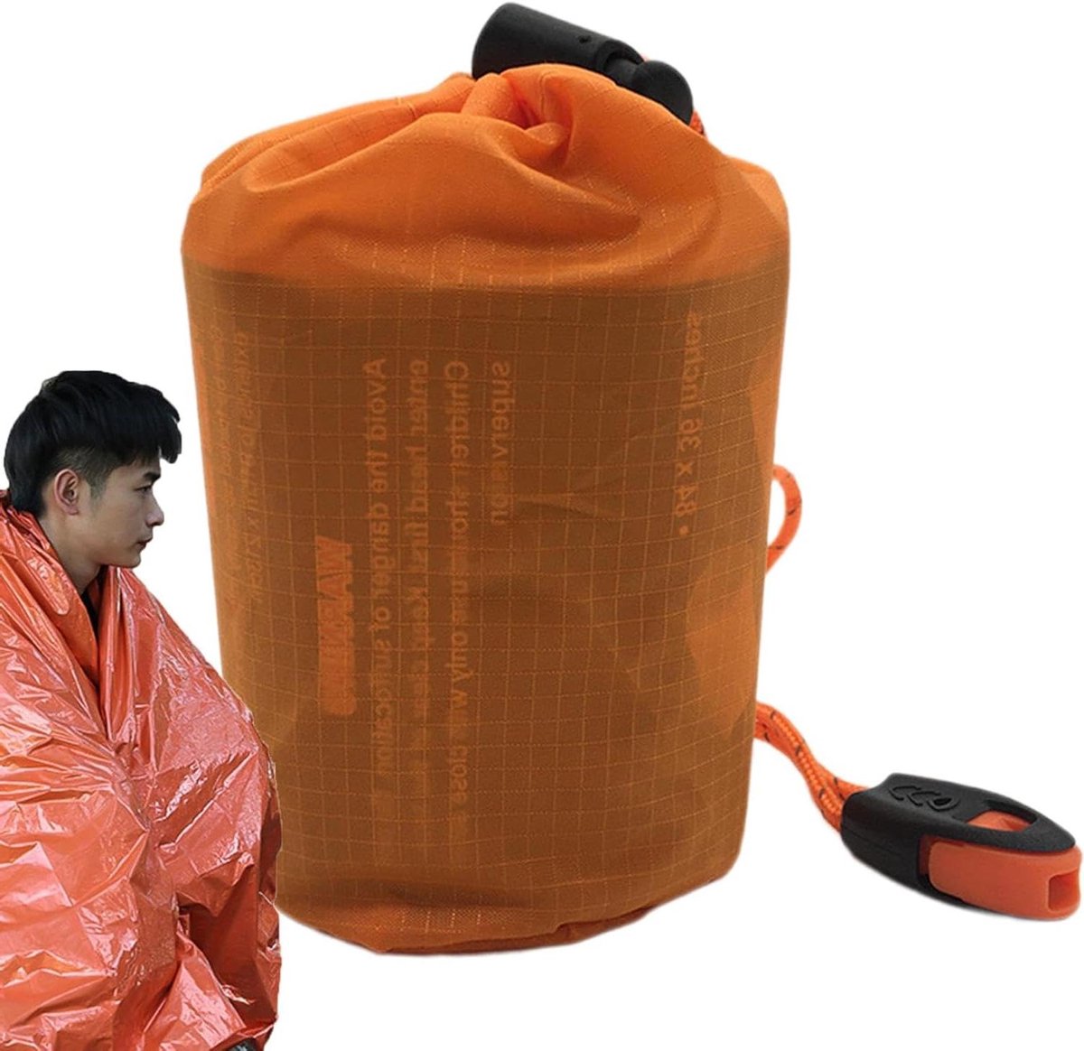 Deken Survival Bags - Nood Slaapzak - Outdoor Avontuur - Effectieve Koudebestendigheid - 200 x 90 cm - Meerkleurig