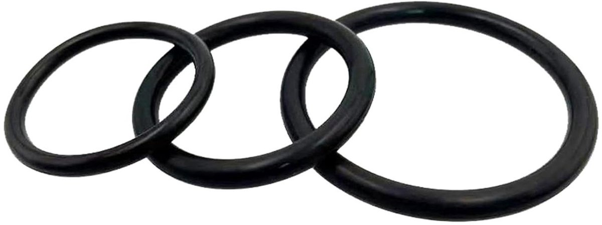 O-ringen Set - Afdichtringen Rubber - Apparaten Afdichten - Duurzaam EPDM Materiaal - 2mm x 59mm - Zwart