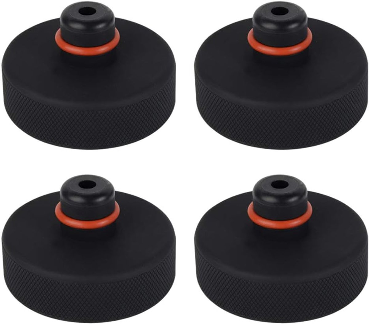 Geschikt voor Tesla hef- en stopcontactmatten, geschikt voor 3/Y/S/X (2016-2025), duurzaam rubber, beschermt de batterij en het chassis, matten geschikt voor Model 3/Y/S/X, 4 rubberen accessoires