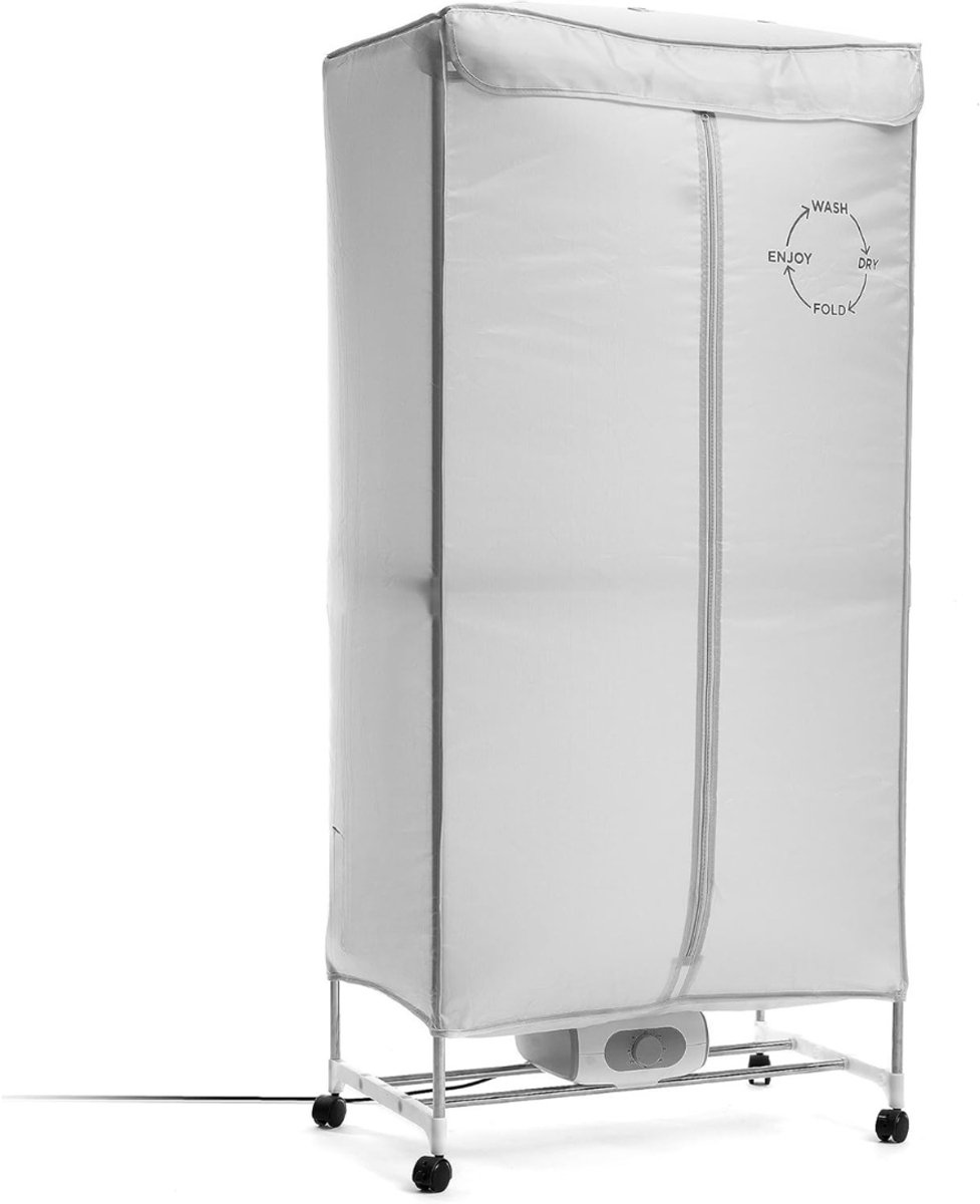 RWB® Elektrisch Droogrek - Elektrisch Wasrek - Droogrek - Grijs - 45cm x 45cm x 150cm