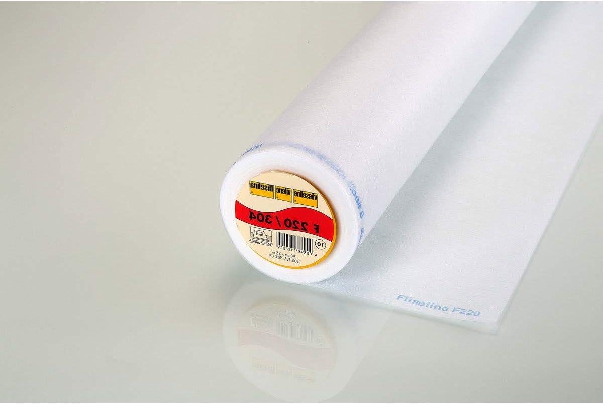 Strijkbare Vlieseline - Naaifabric - Kleding Verstevigen - Eenvoudig Strijken - 90 cm Breed - Wit