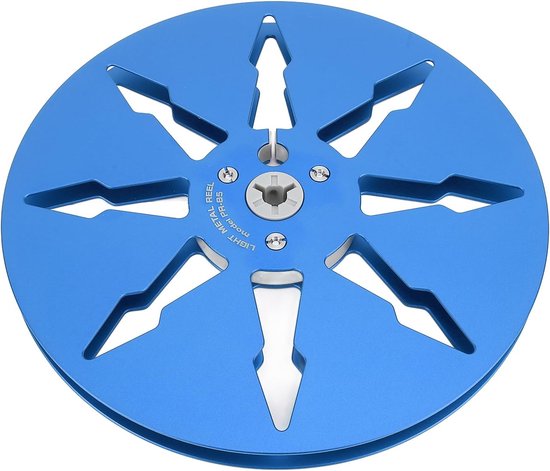 Lege Tape Spoel - Open Spoel Spoel - Muziek Opnemen - 8 Windbestendige Gaten - 7 Inch Diameter - Blauw — afbeelding 5