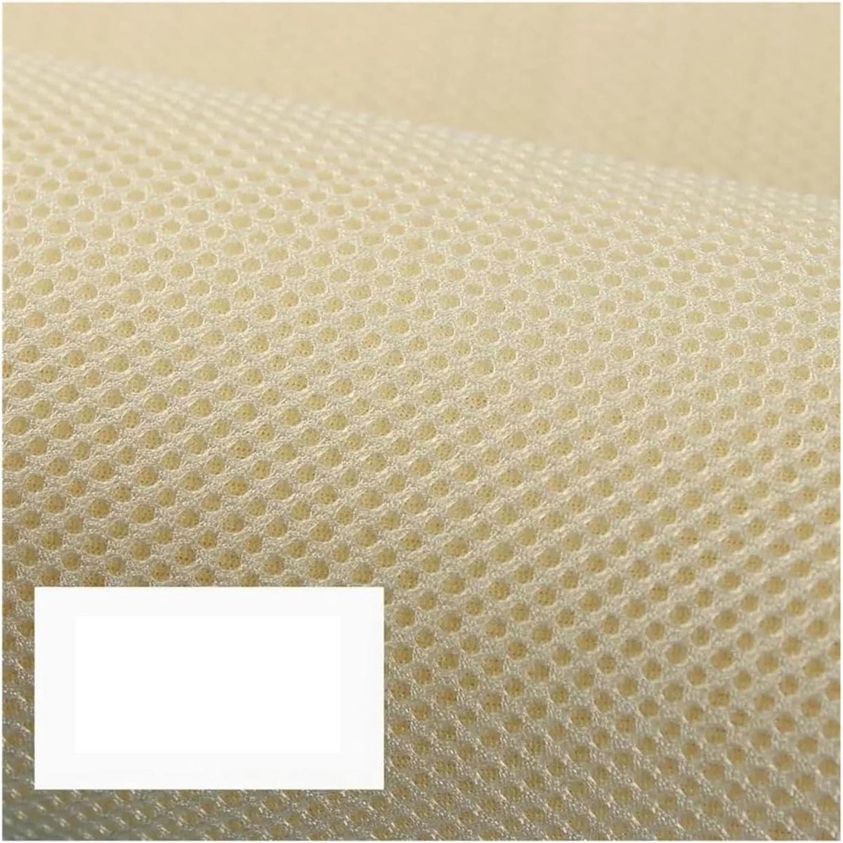 Luidsprekerdoek - Akoestisch Net - Doe-het-zelf Projecten - Stof- en Geluiddicht - 1 x 1.6 Meter - Beige